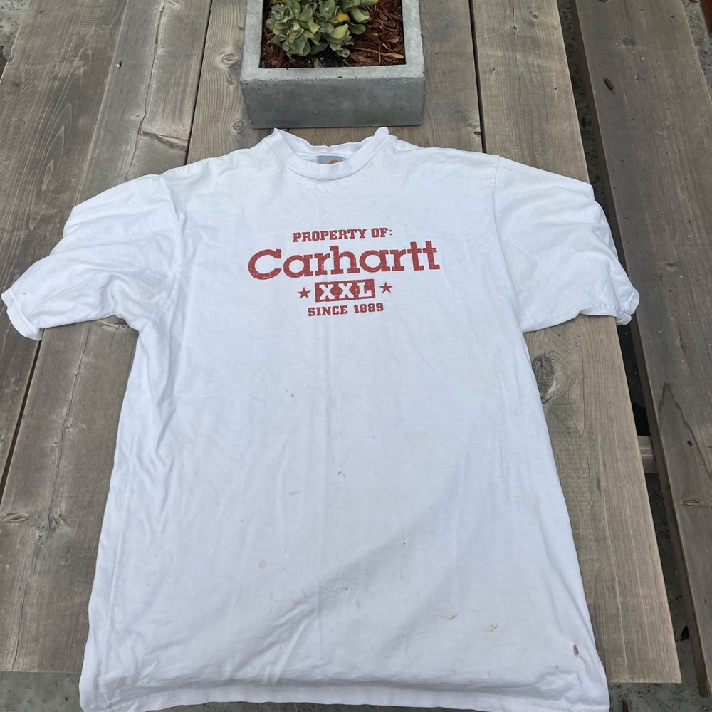Vintage Carhartt t-shirt. rare collar